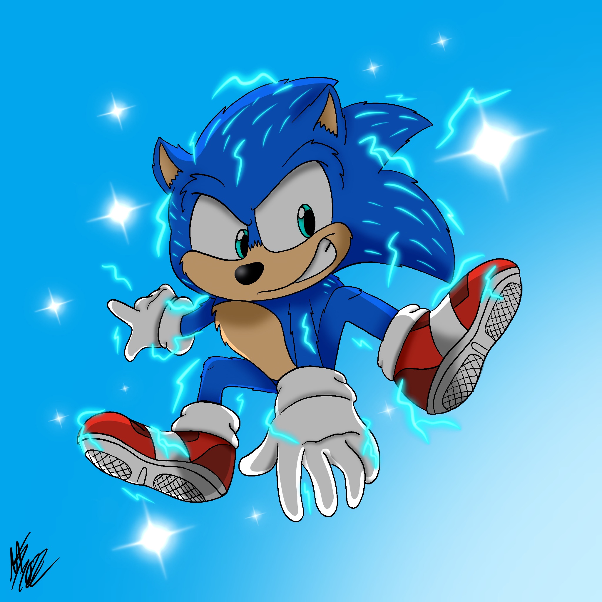 Classic Sonic Movie 2 redraw! : r/SonicTheHedgehog